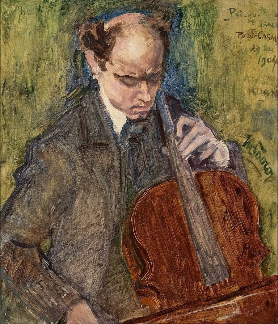 Pablo Casals som spiller cello - Jan Toorop