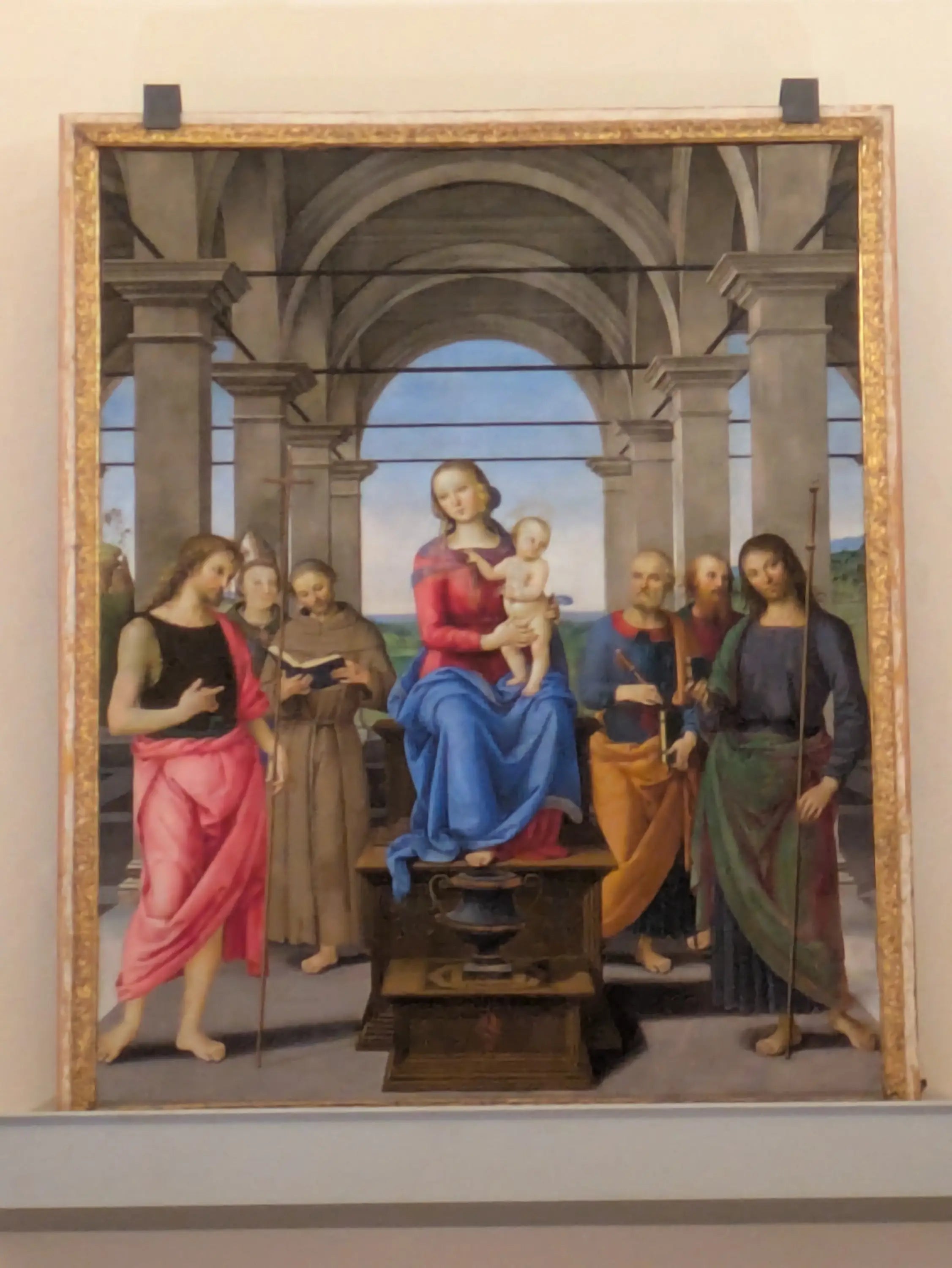 Pala di Senigallia - Pietro Perugino image 1 copie peinte à la main à l’huile