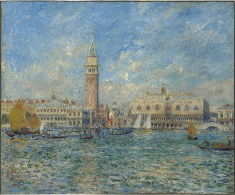 Dogepalasset, Venezia - Pierre-Auguste Renoir