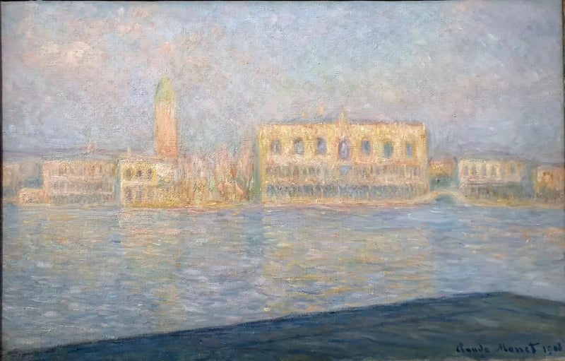 Ducalpalasset sett fra San Giorgio Maggiore - Claude Monet