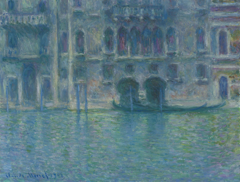 Palazzo da Mula i Venezia W1764 - Claude Monet