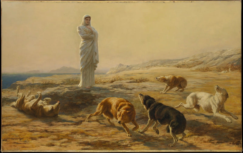 Pallas Athena og gjeterens hunder - Briton Rivière

Source:
Pallas Athéna et les chiens du berger - Briton Rivière
