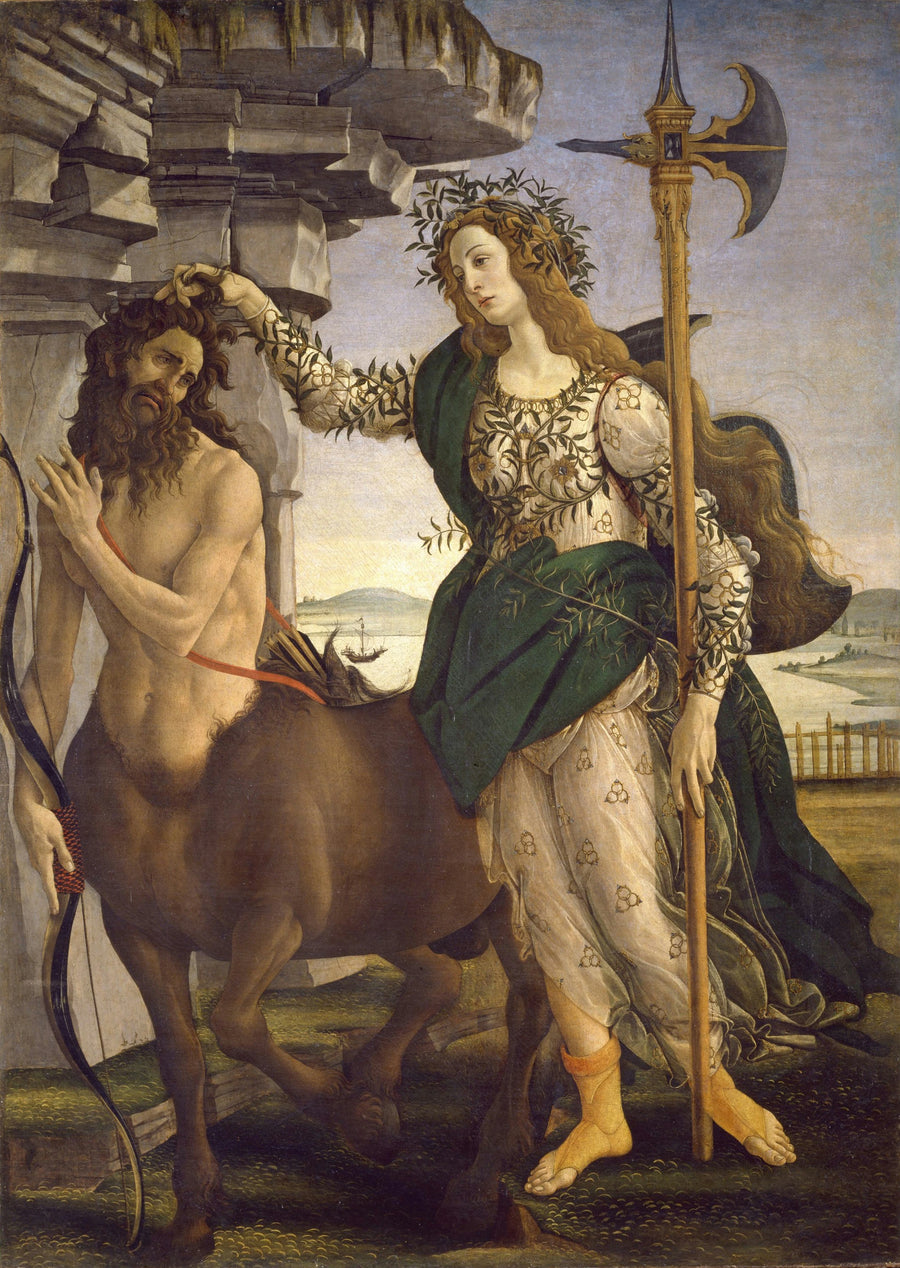 Pallas og Kentauren - Sandro Botticelli
