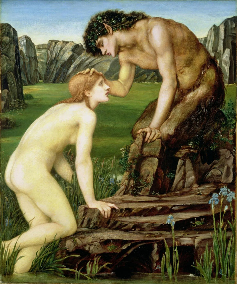 Panne og Psyke - Edward Burne-Jones