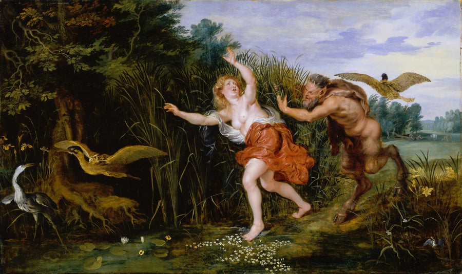 Pan og Syrinx - Peter Paul Rubens