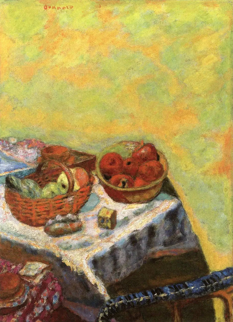 Fruktkurv i solen - Pierre Bonnard