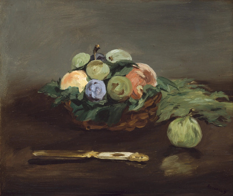 Fruktkurv - Édouard Manet