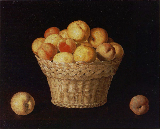 Eple- og ferskenkurv - Francisco de Zurbarán