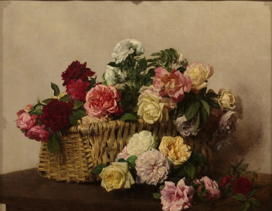 Rosenkurv - Henri Fantin-Latour

Source:
Panier de roses - Henri Fantin-Latour