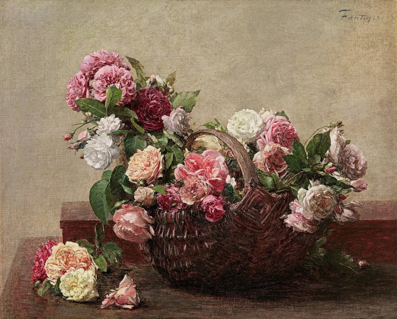 Rosenkurv - Henri Fantin-Latour

Source:
Panier de roses - Henri Fantin-Latour