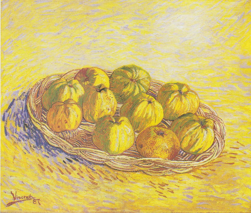 Stilleben, kurv med epler - Vincent van Gogh