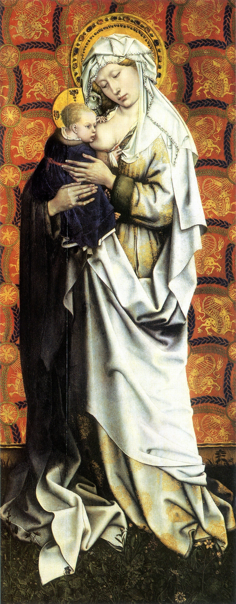 Flémalle-paneler: Jomfru stående - Robert Campin