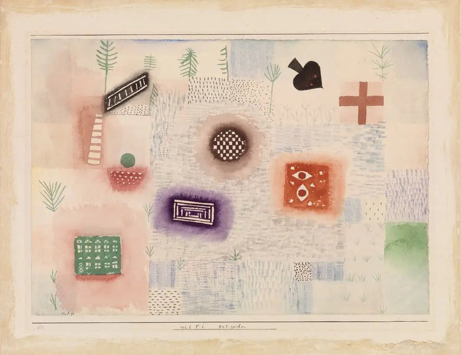 Lokalisasjonspaneler (Ort-Zeichen) - Paul Klee