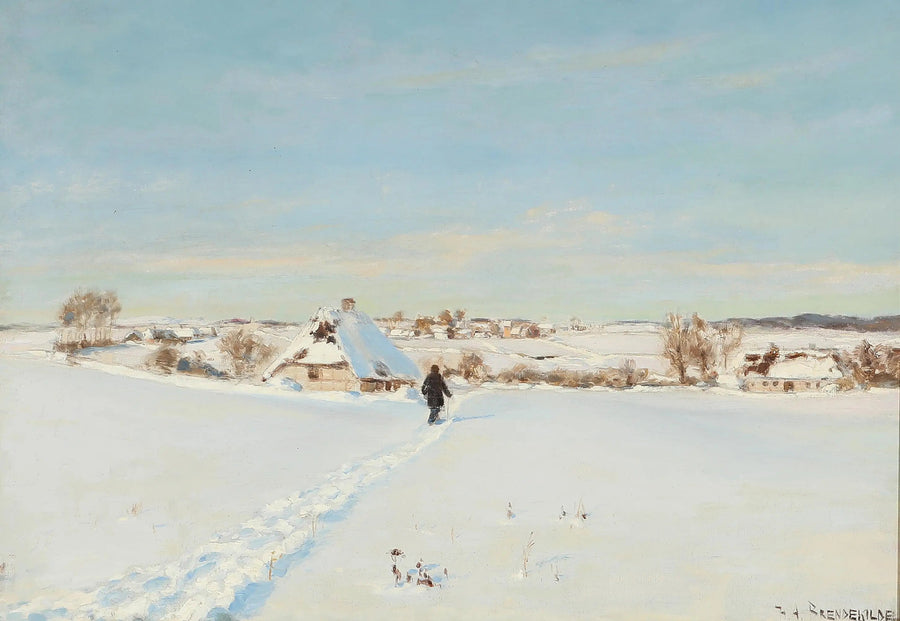 Reproduksjon av "Mannen som går mot en gård" av H. A. Brendekilde

Source:
Par une belle journée d'hiver, un homme marche vers une ferme. - H. A. Brendekilde