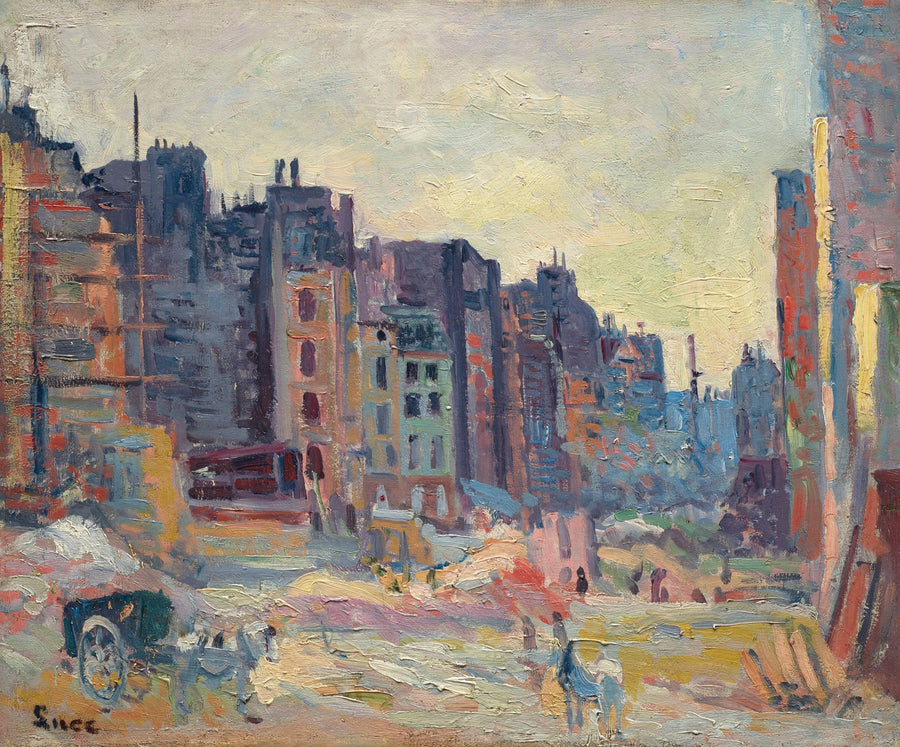 Paris, Boring av Réaumur-gaten - Maximilien Luce