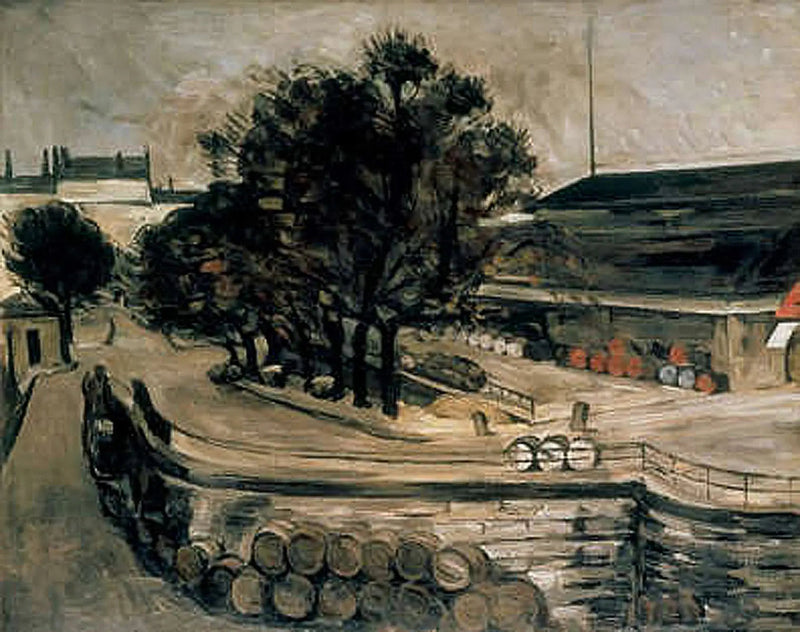 Paris, quai de Jussieu (vinhallen) - Paul Cézanne