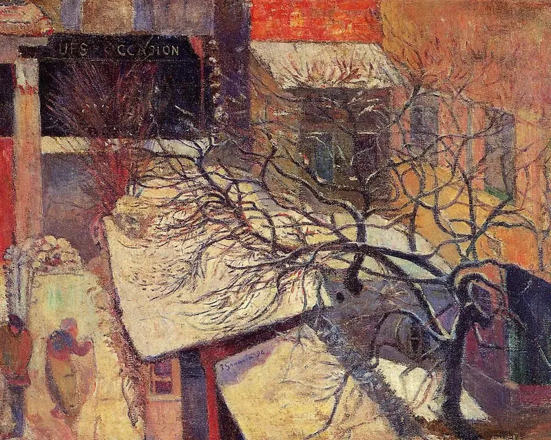 Paris under snøen - Paul Gauguin