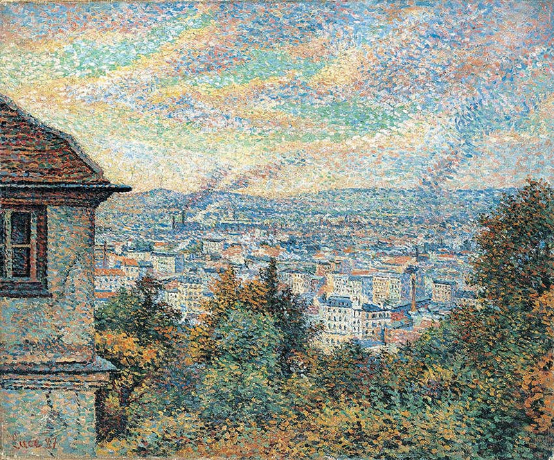 Paris sett fra Montmartre - Maximilien Luce