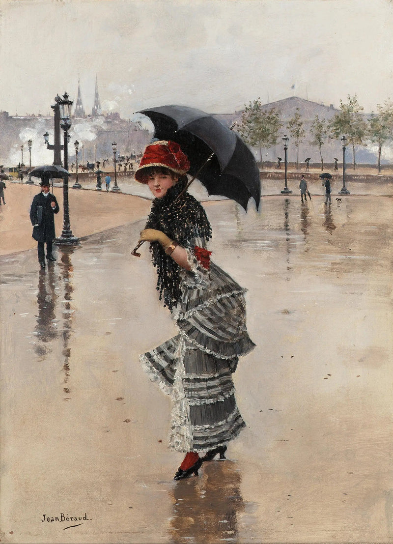 Parisienne en en regnfull dag, Place de la Concorde - Jean Béraud

Source:
Parisienne un jour de pluie, place de la Concorde - Jean Béraud