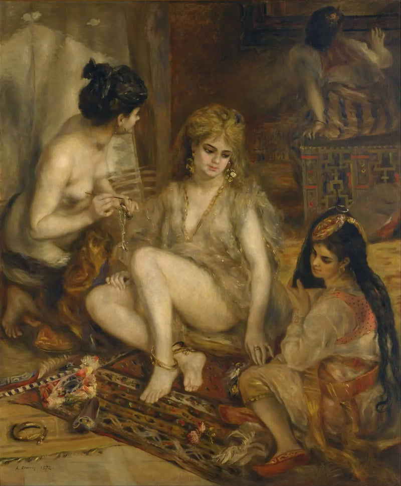 Parisere kledd som algeriere - Pierre-Auguste Renoir