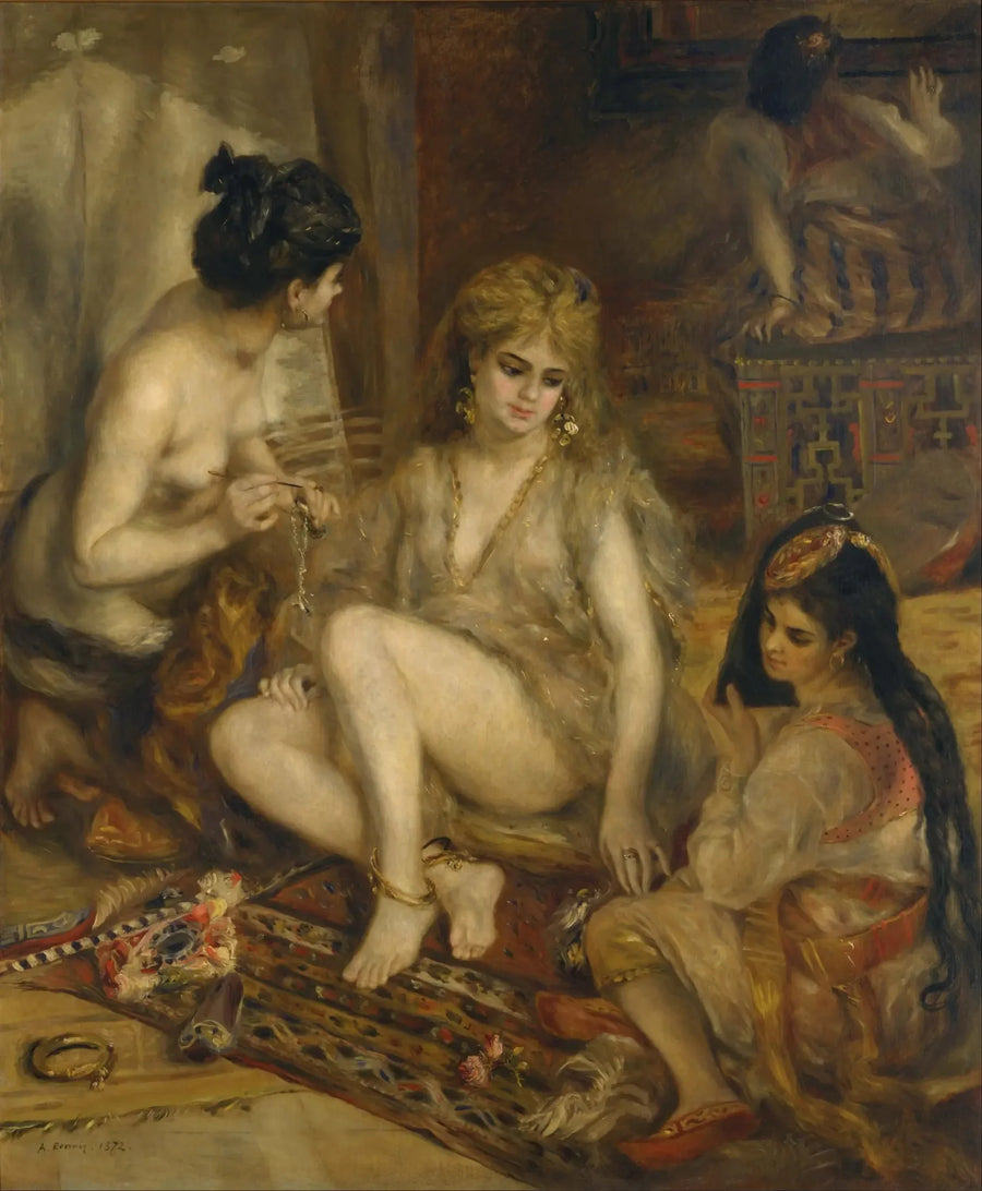 Parisere kledd som algeriere - Pierre-Auguste Renoir