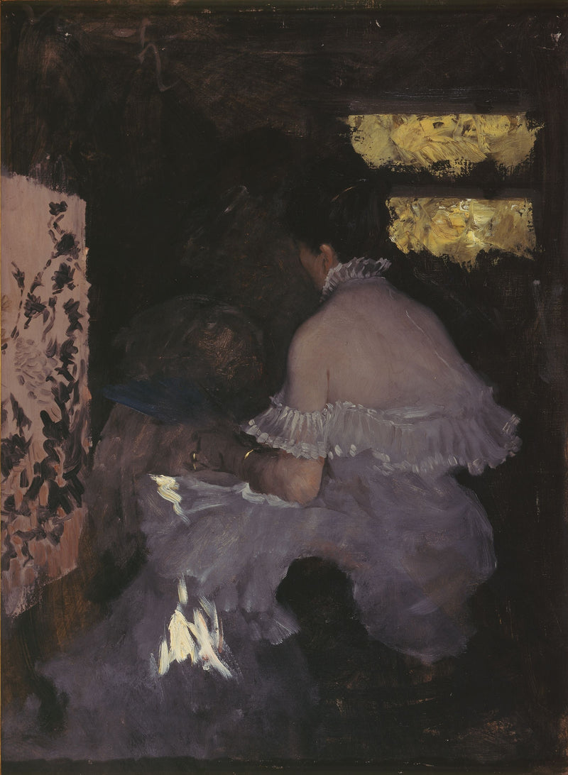 Blant skjermene - Giuseppe De Nittis