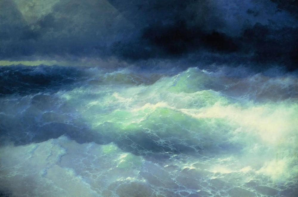 Parmi les vagues - Ivan Aïvazovski image 1 reproduction artisanale de tableau