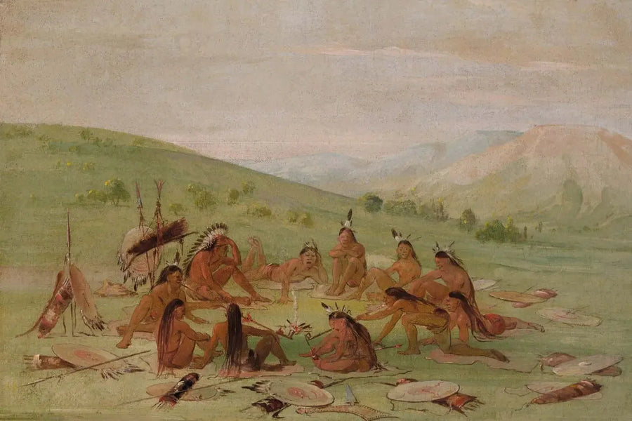 Krigen til fots ved rådet, Mandan - George Catlin

Source:
Parti de la guerre à pied au conseil, Mandan - George Catlin