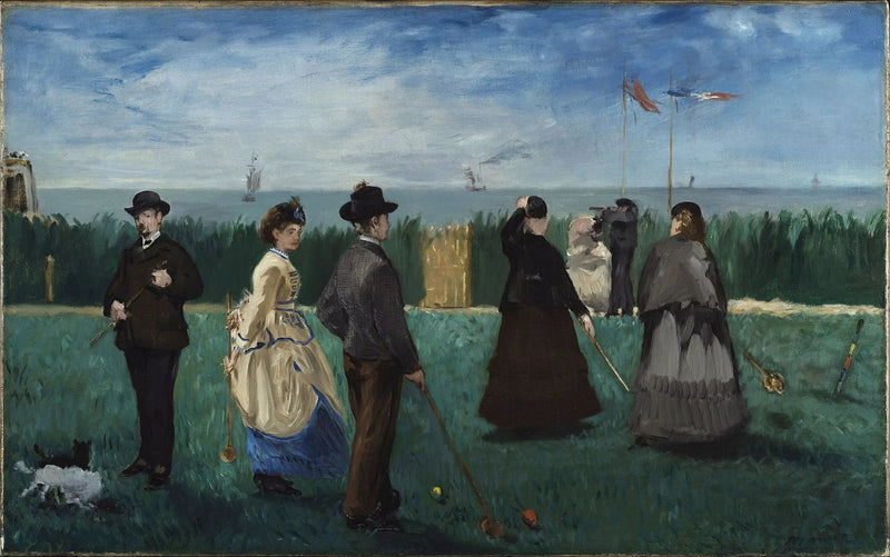 Croquetspill i Boulogne-sur-Mer - Édouard Manet