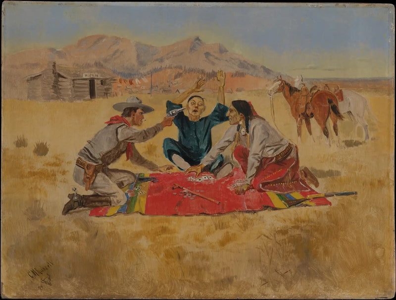 Ingen sjanse for en kineser - Charles Marion Russell

Source:
Pas une chance pour un Chinois - Charles Marion Russell