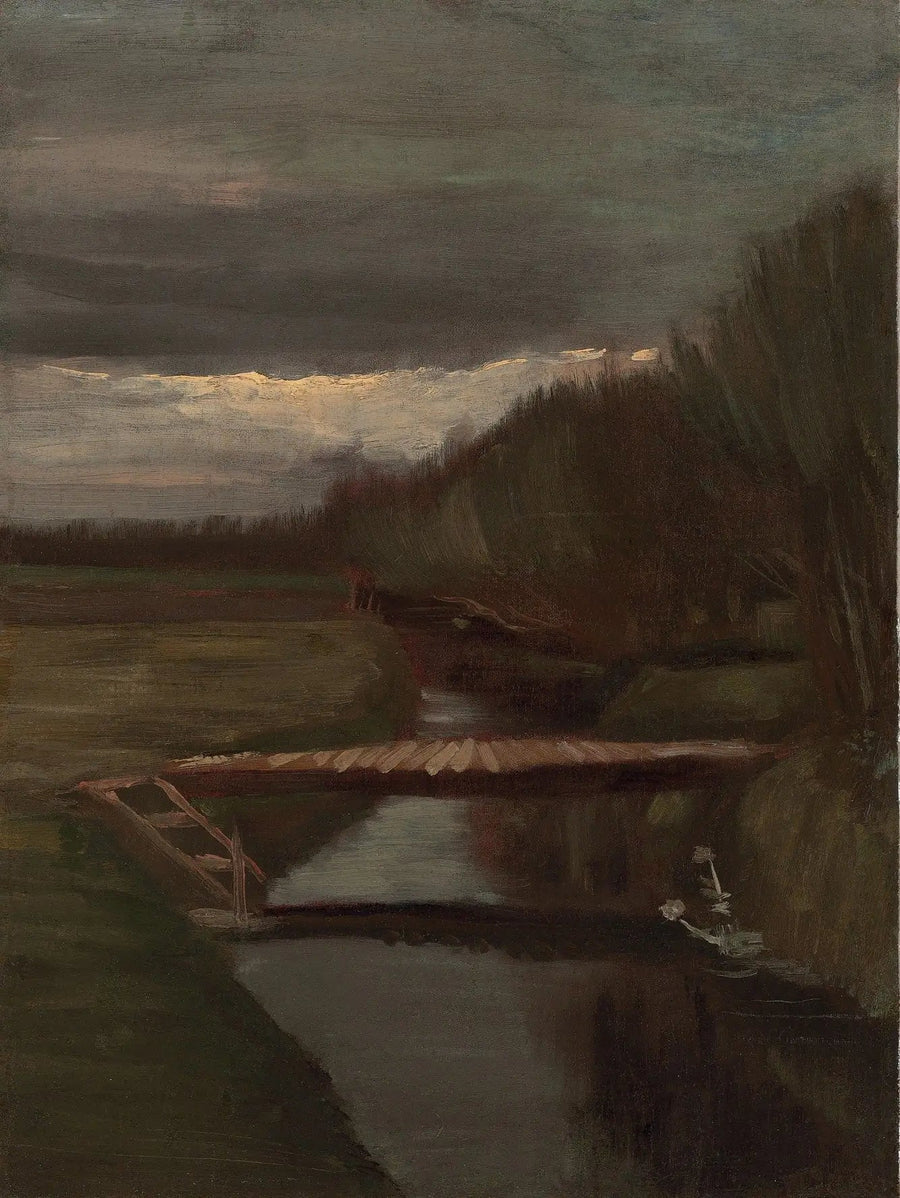 Gangbru over en grøft - Vincent van Gogh