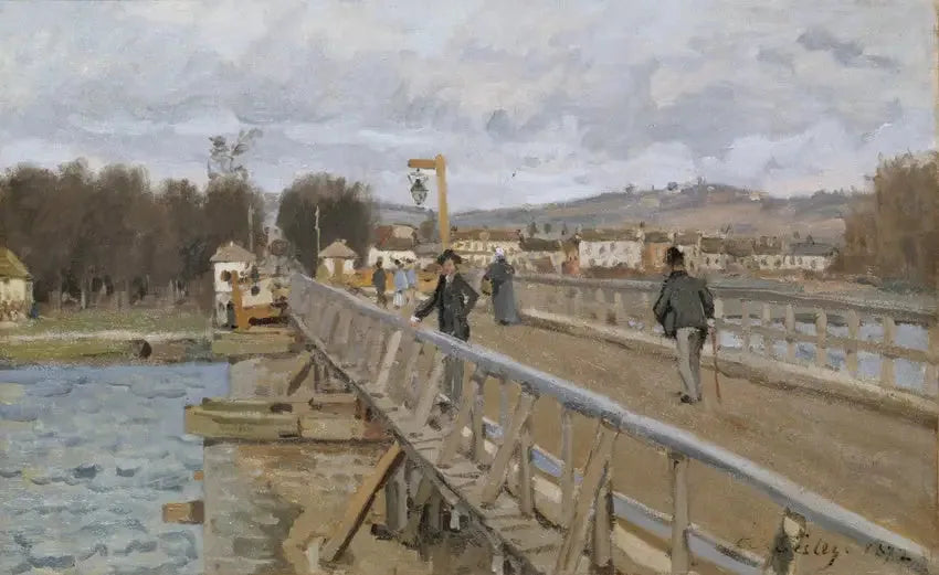 Argenteuil-broen - Alfred Sisley