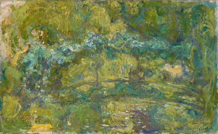 Gangbroen over vannliljedammen, Basel - Claude Monet