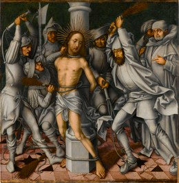 Passion grise: Kristus' pisking - Hans Holbein den eldre