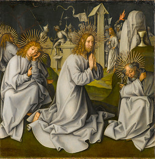 Passion grise: Kristus på Oliventreet - Hans Holbein den eldre
