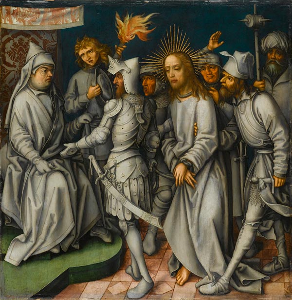 Passion grise: Kristus foran ypperstepresten - Hans Holbein den eldre