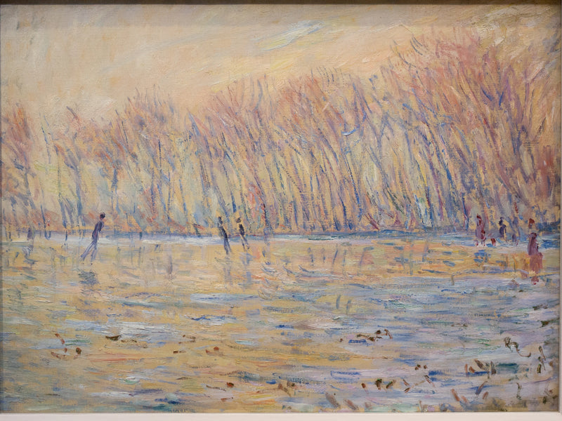 Skøytegåerne i Giverny - Claude Monet