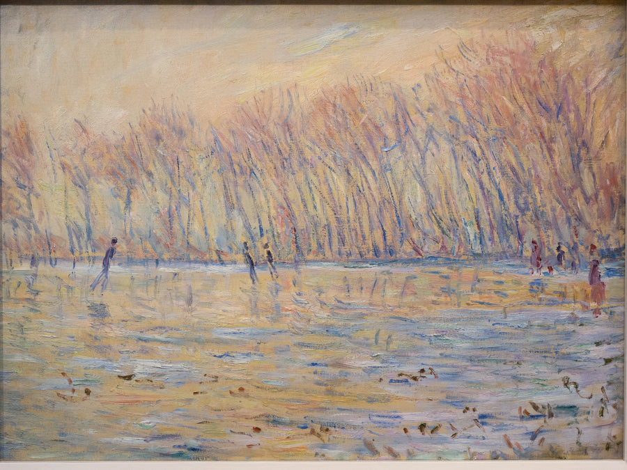 Skøytegåerne i Giverny - Claude Monet