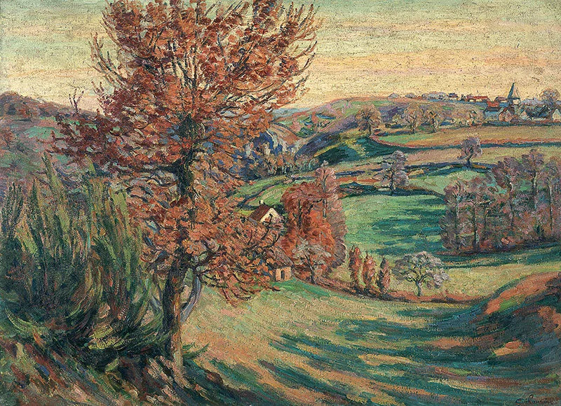 Gårdseng av Granges Crozant - Armand Guillaumin