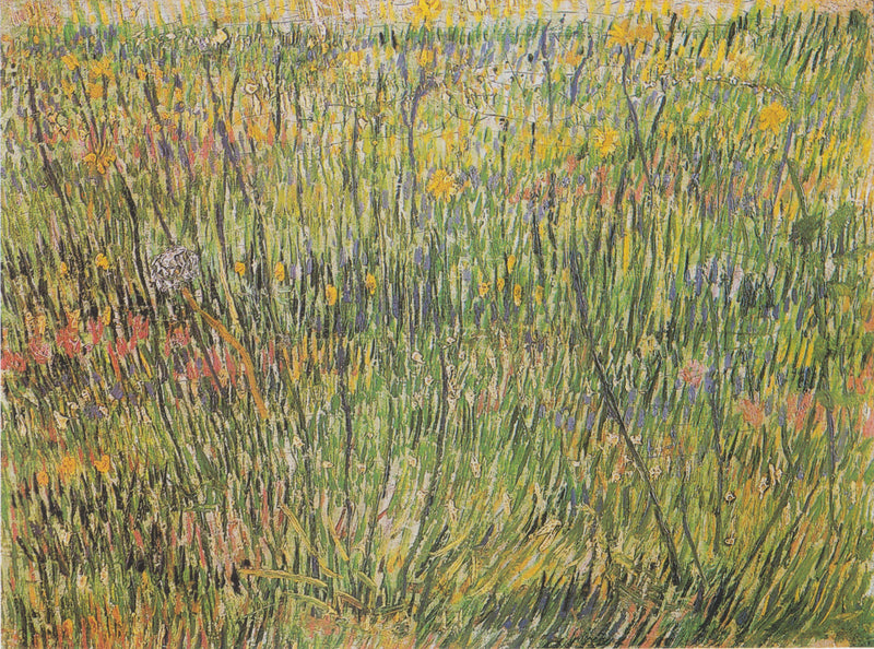 Blomstrende beite - Vincent van Gogh