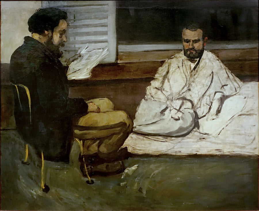 Paul Alexis leser for Émile Zola - Paul Cézanne