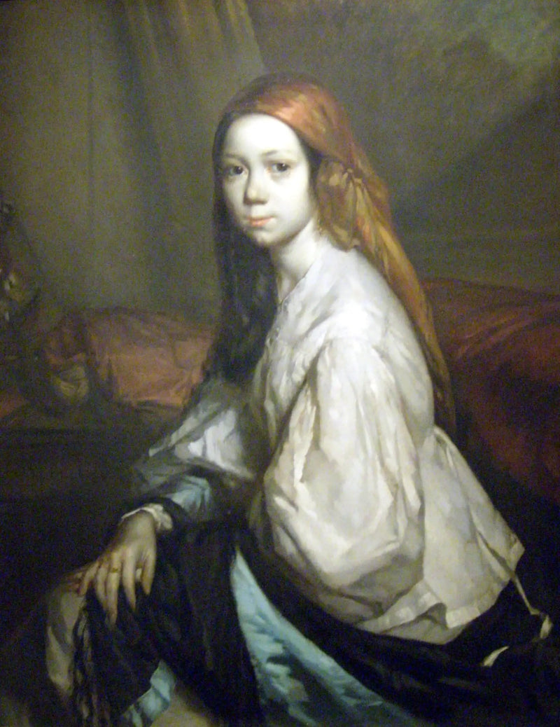 Pauline Ono i nattkjole - Jean-François Millet