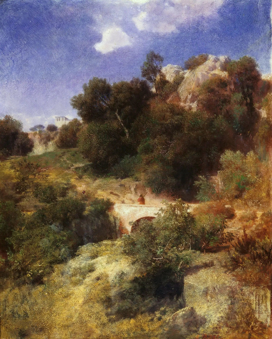 Hellende fjellandskap med bro - Arnold Böcklin

Source:
Pays vallonné rocheux avec pont - Arnold Böcklin