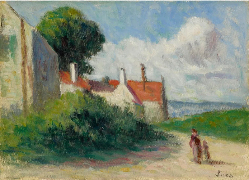  Landskap ved Asquin-sous-Vézelay - Maximilien Luce