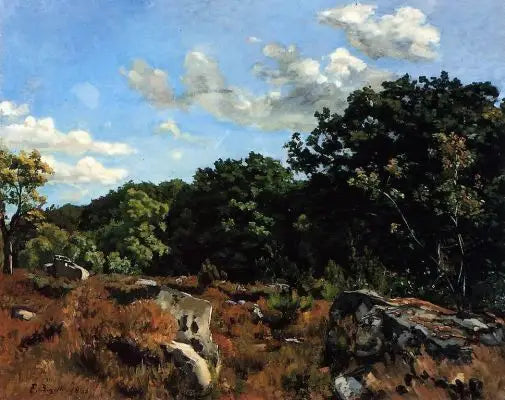 Landskap i Chailly - Frédéric Bazille