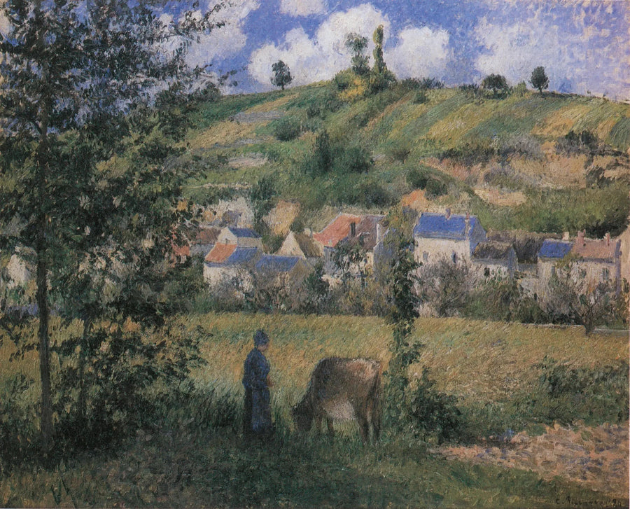 Landskap ved Chaponval - Camille Pissarro