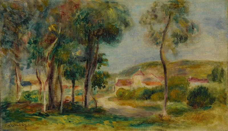 Landskap i Essoyes - Pierre-Auguste Renoir
