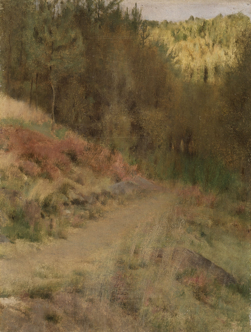 Fjellandskap ved Fosset - Fernand Khnopff