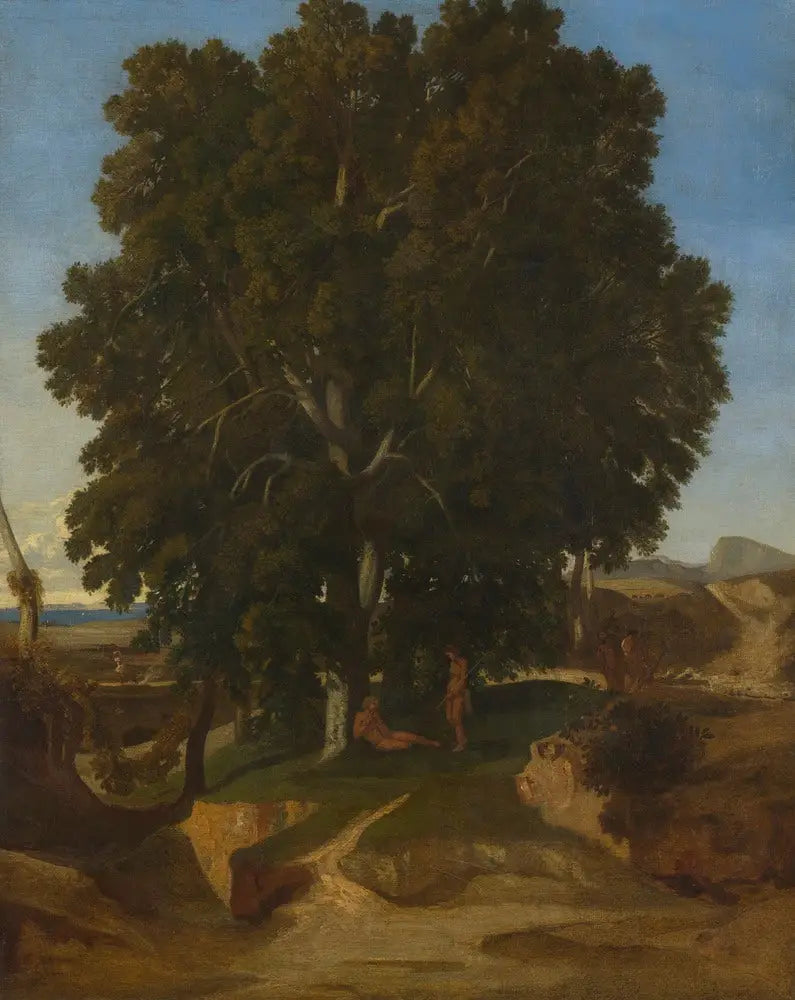 Landskap med antikkens motiv - Gustave Courbet