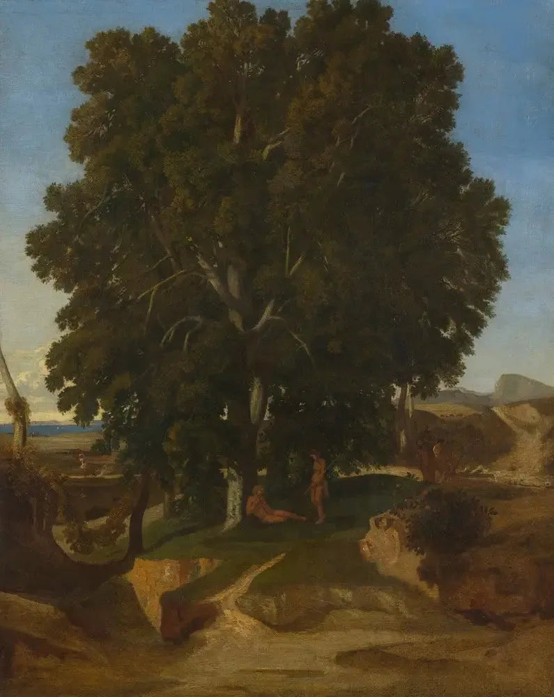 Landskap med antikkens motiv - Gustave Courbet